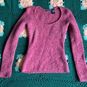 XS Y2K fuzzy sweater